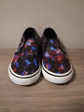 NIB Vans Toddler galaxy Slip Ons